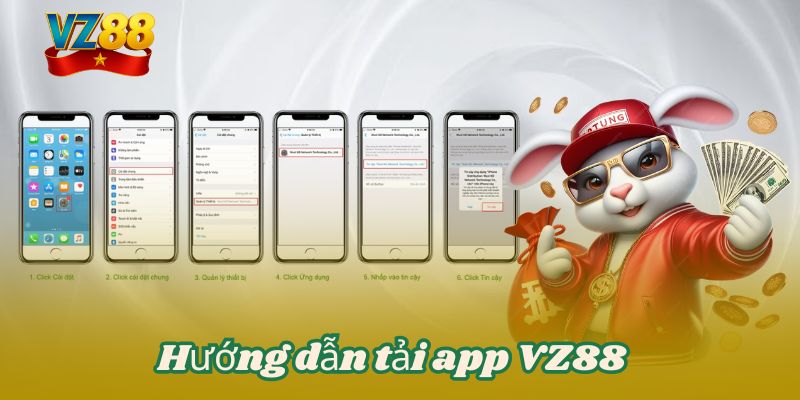 Hướng dẫn tải app VZ88
