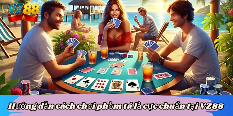 Hướng dẫn cách chơi phỏm tá lả cực chuẩn tại VZ88