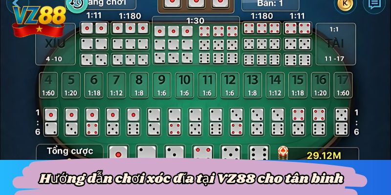 Hướng dẫn chơi xóc đĩa tại VZ88 cho tân binh