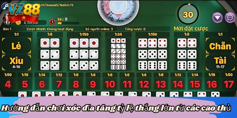 Hướng dẫn chơi xóc đĩa tăng tỷ lệ thắng lớn từ các cao thủ