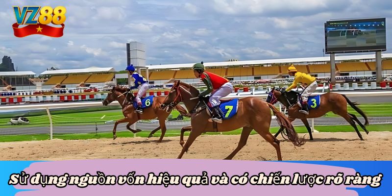 Đua ngựa VZ88 - Cách chinh phục, rinh thưởng lớn 5 Sử dụng nguồn vốn hiệu quả và có chiến lược rõ ràng